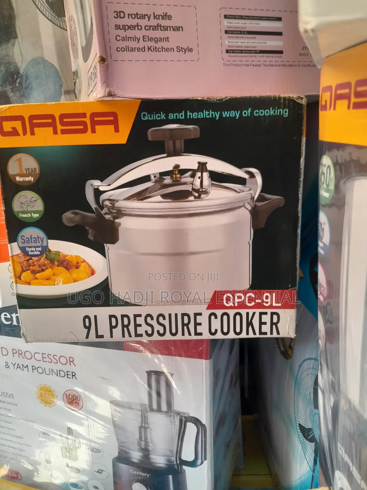 QASA 9L Pressure Cooker (QPC-9L) - Brand