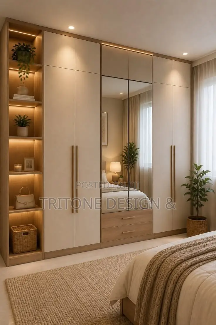 Modern Wardrobe Design and Custom 3D Wardrobe Visualization
