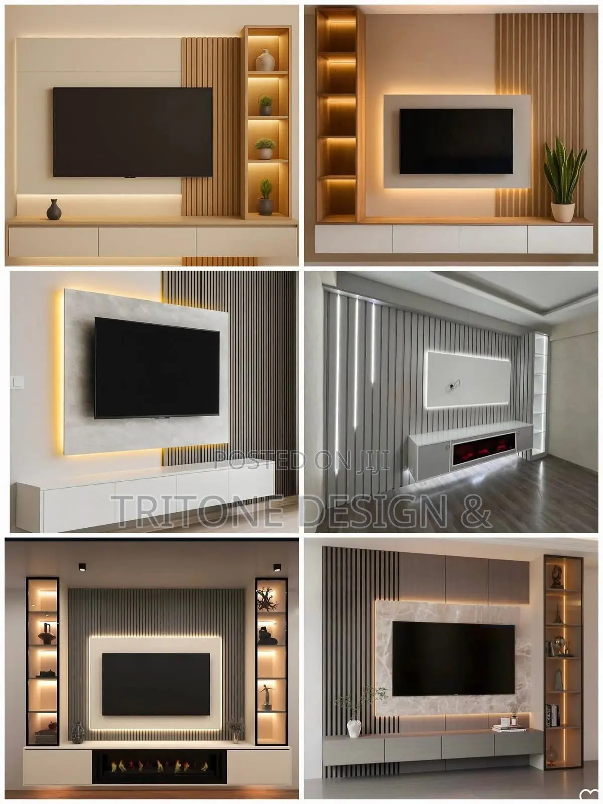 Modern TV Stand Design, Custom TV Console Fabrication & Installation