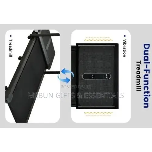 2in1 Electric Treadmill + Vibration Walking Pad With Bluetooth Speaker