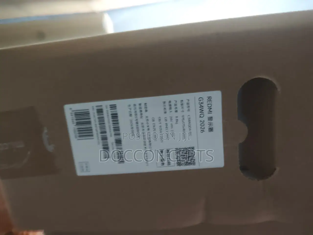 Xiaomi Redmi 2026 34'' 180hz Hdr400 WQHD Gaming Monitor