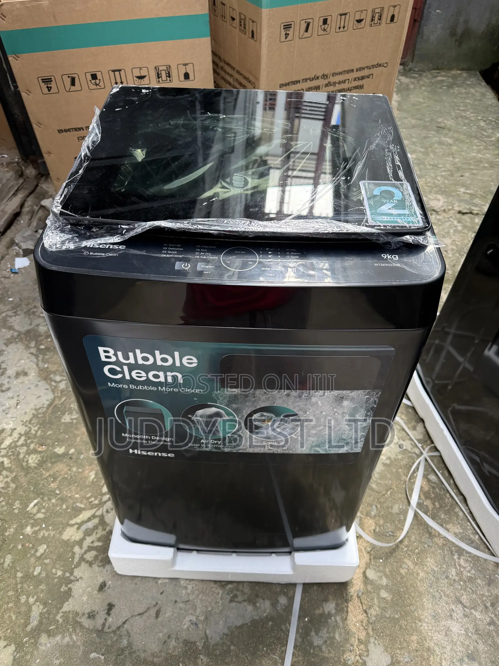Hisense Top Load 9KG Automatic Washing Machine 9022U