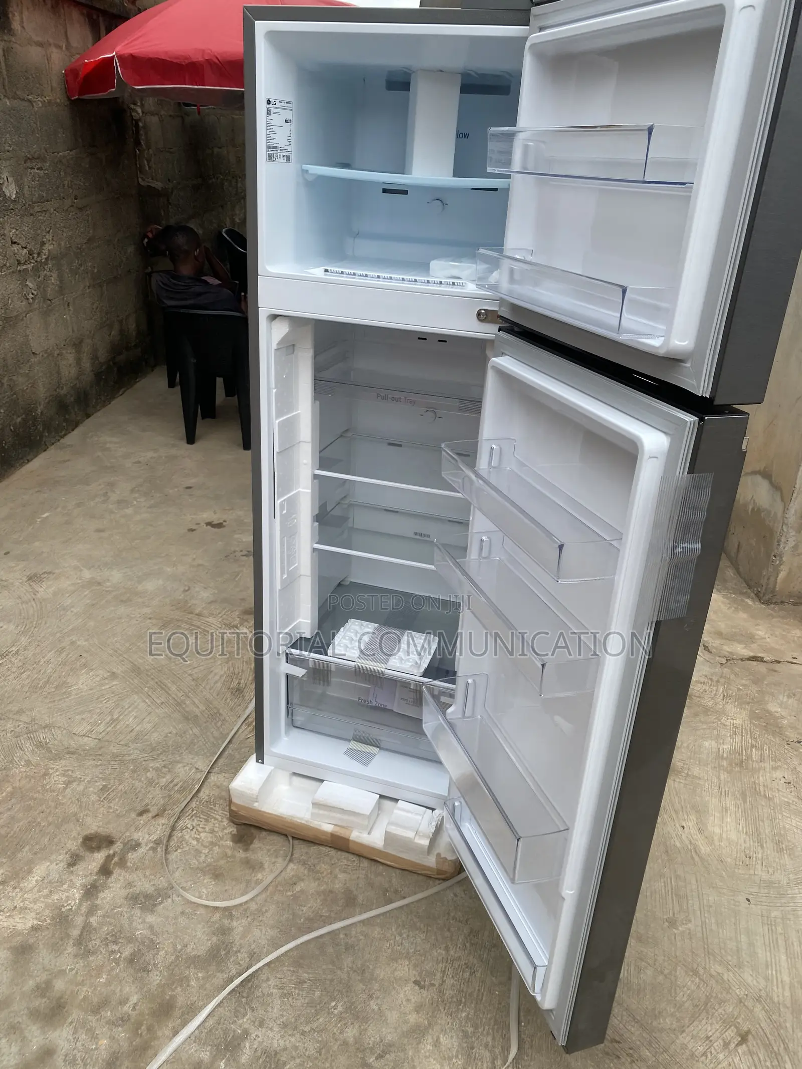 LG GL-B262PQKB Large-Capacity 287L Inverter Fridge
