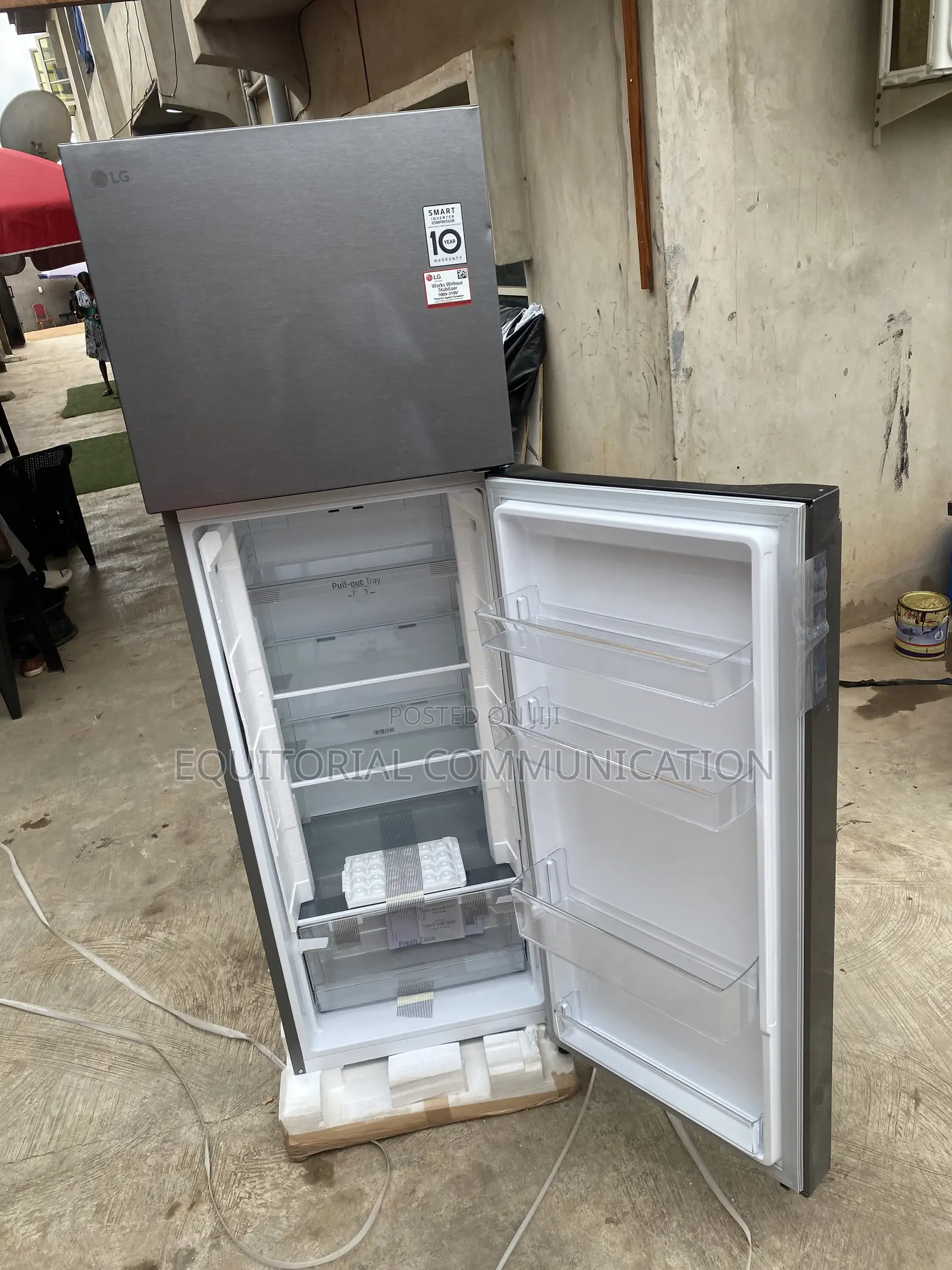 LG 287L Refrigerator With Inverter Cooling GL-B262PQKB