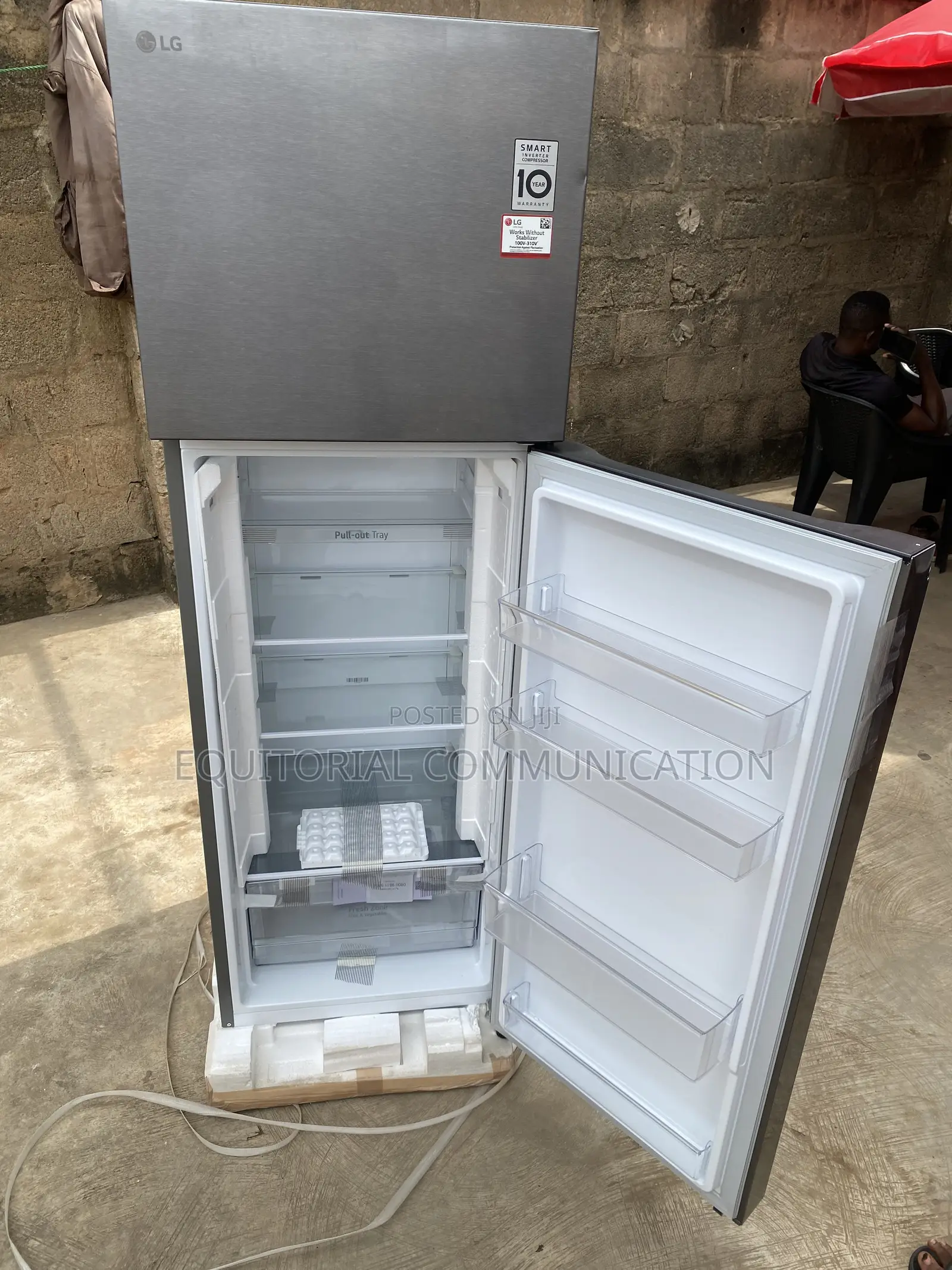 LG 287L Refrigerator With Inverter Cooling GL-B262PQKB