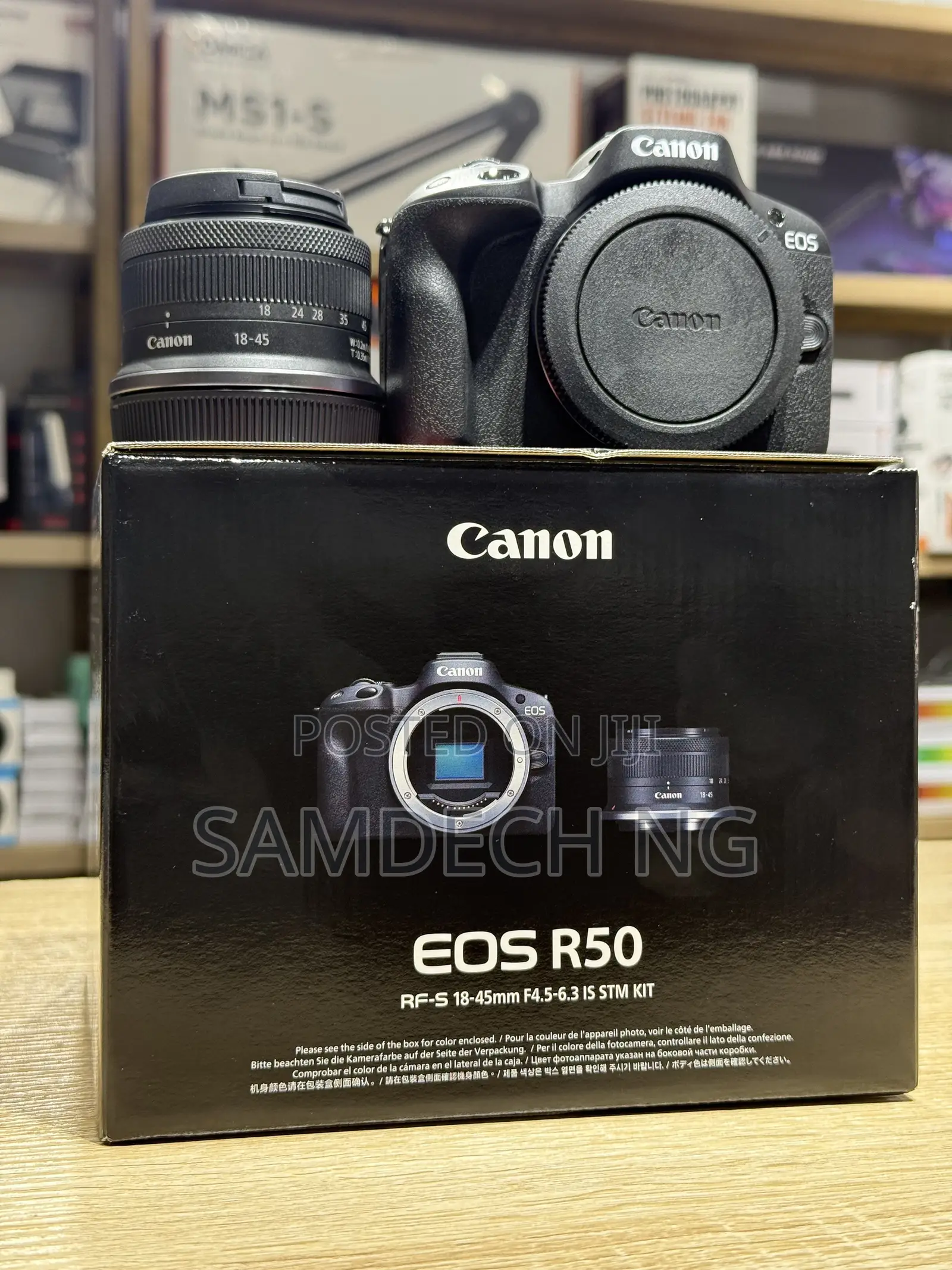 Canon Eos R50 Camera With 18-45mm Lens