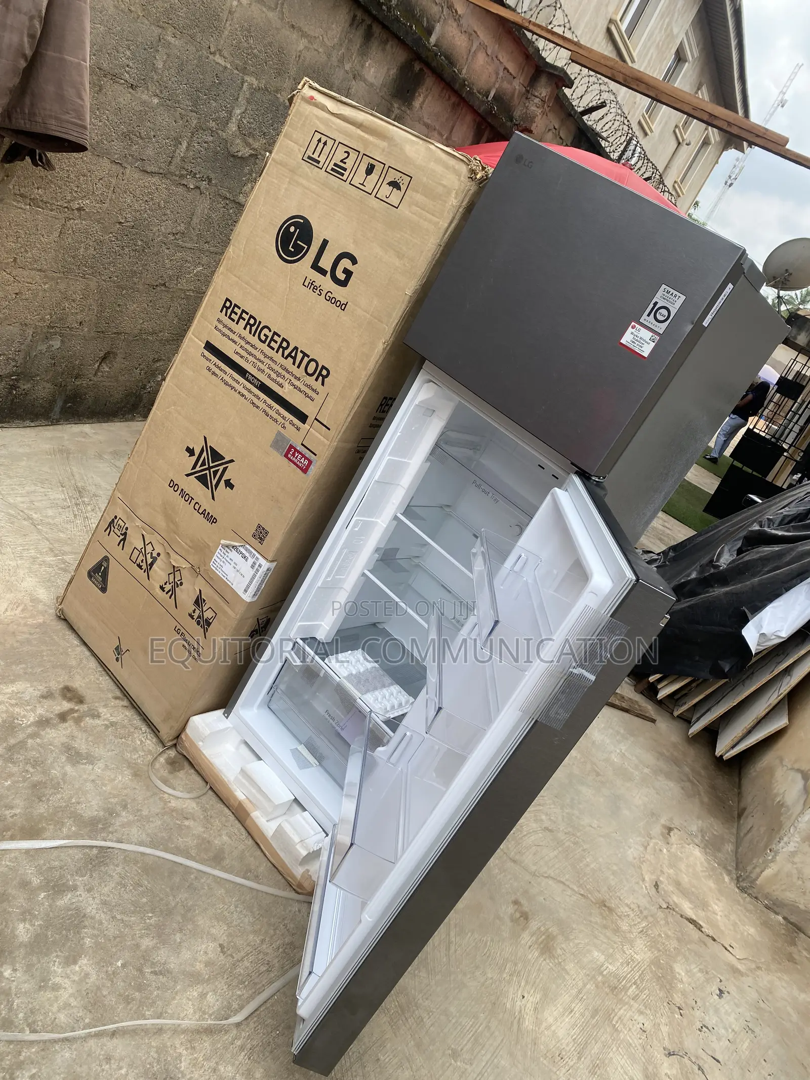 LG GL-B262PQKB Inverter Refrigerator With Dual Compartments 287l