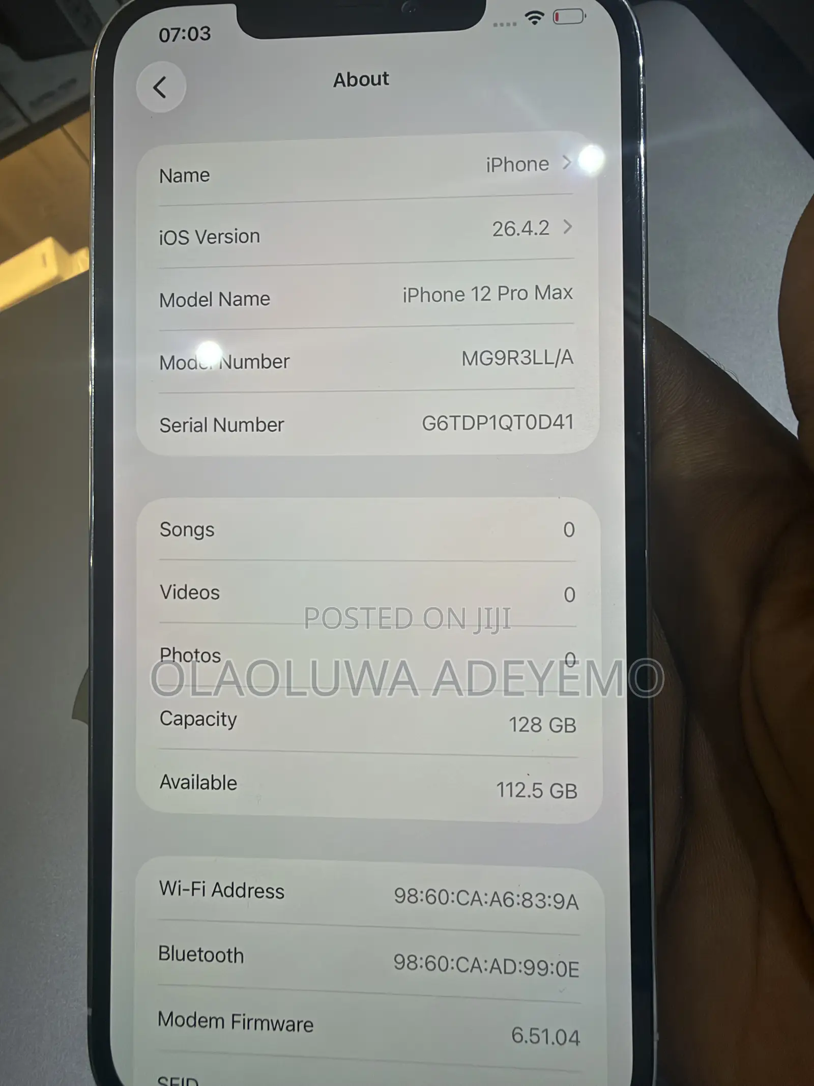 Apple iPhone 12 Pro Max 128 GB Silver