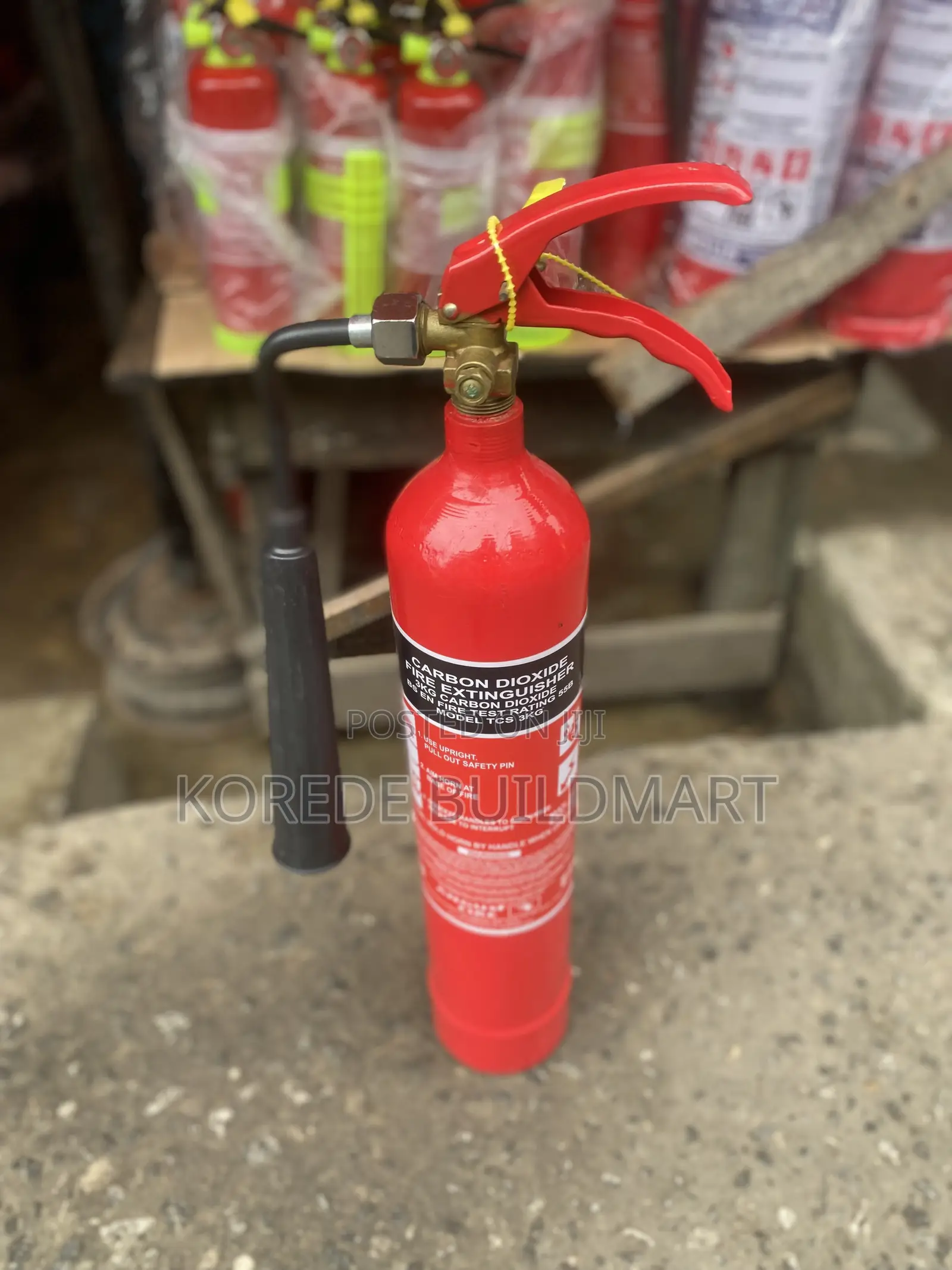 3kg Carbon Dioxide (CO2) Fire Extinguisher