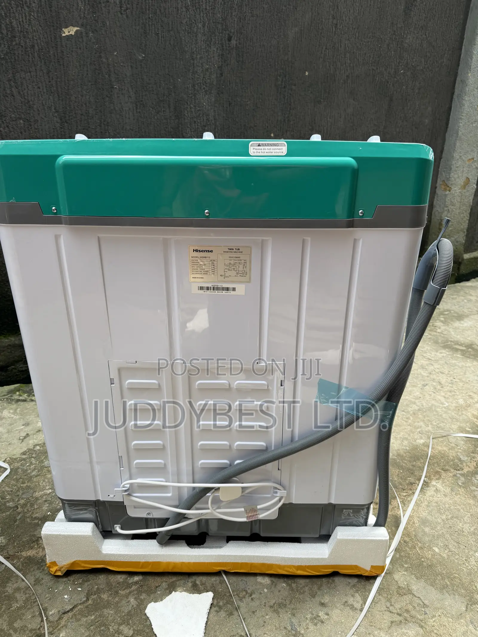Hisense Twin Tub 11KG Manual Washing Machine 113