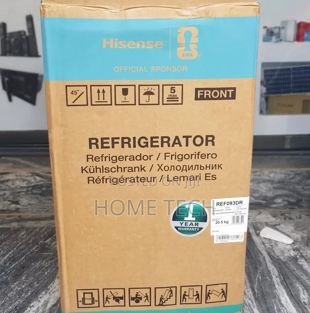 Hisense 90L Single Door Mini Refrigerator With Low Noise Tech (REF901)