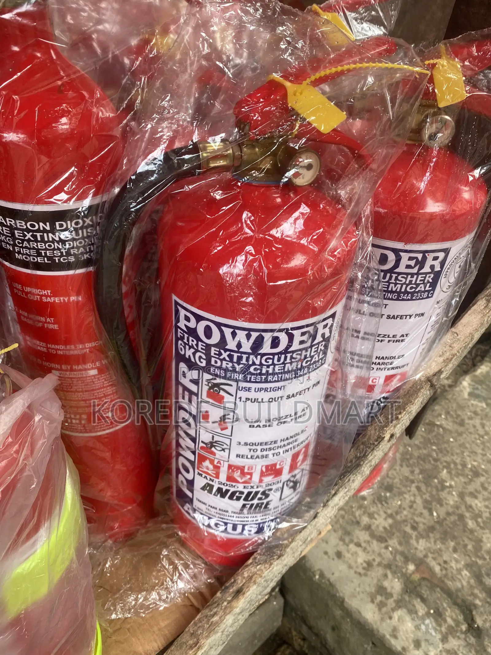 Angus 6kg ABC Dry Powder Fire Extinguisher