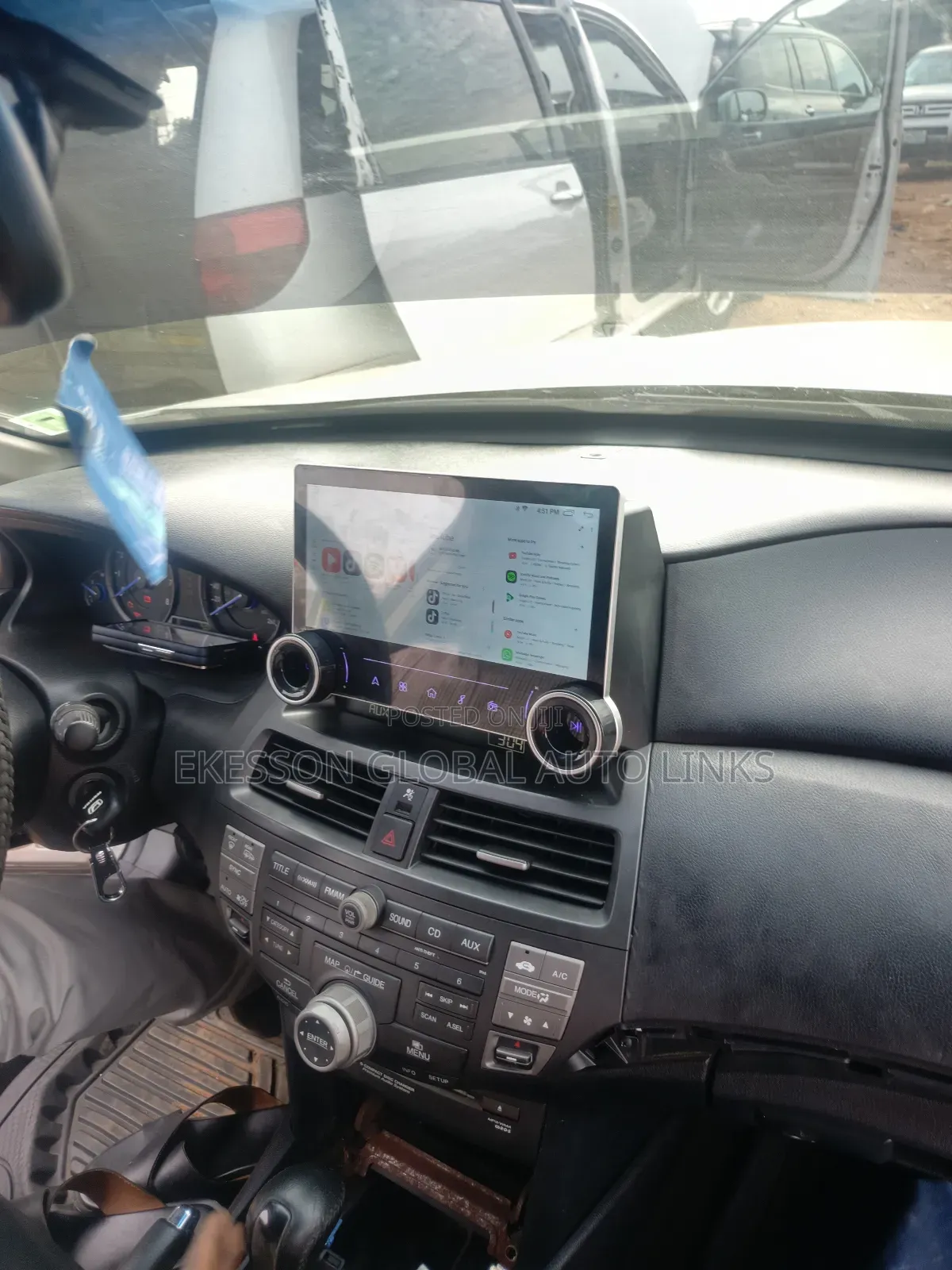 Android Screen for Honda Crostour 2010 Model With Reverse Camera