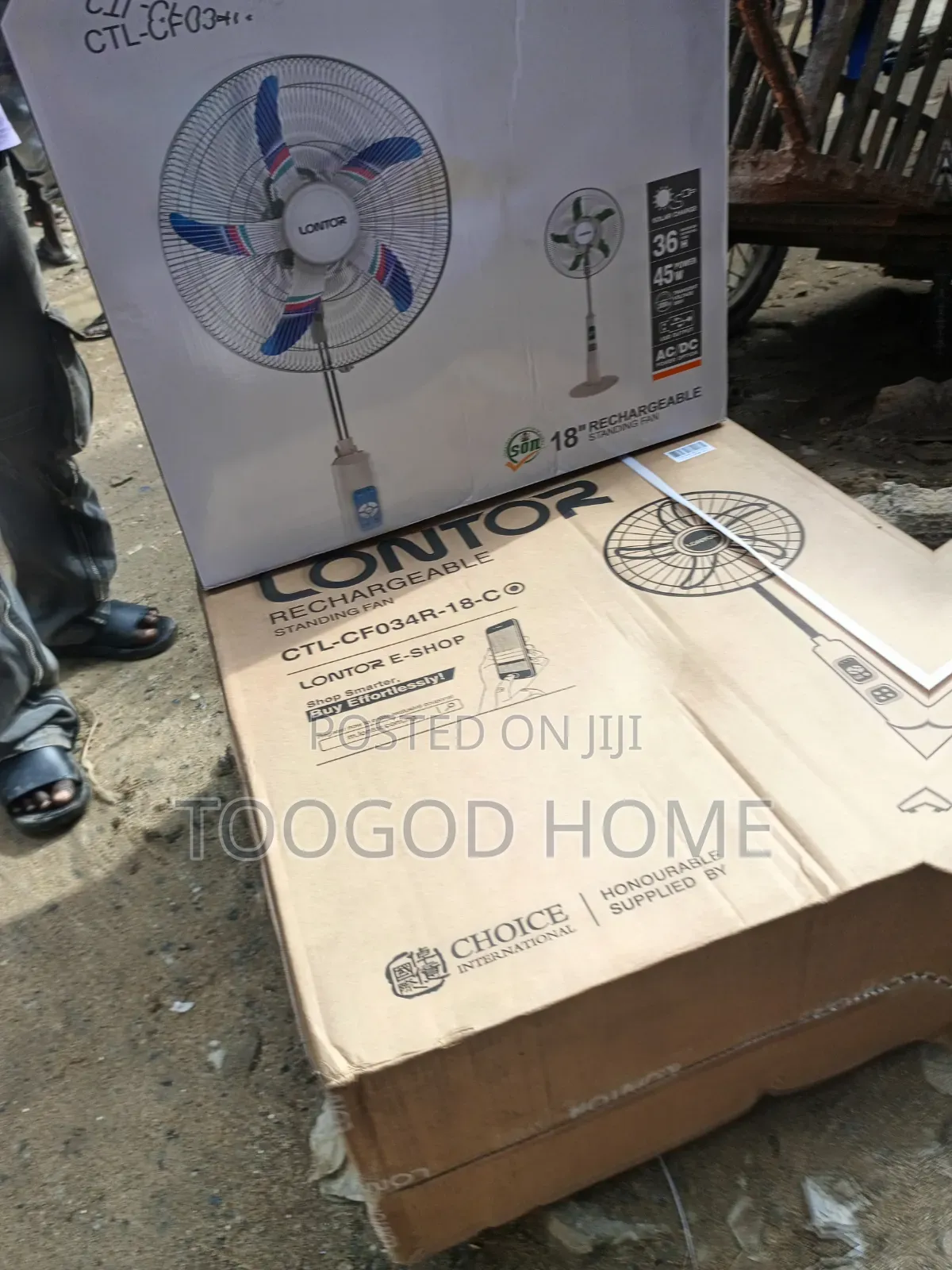 Original18 Inches Lontor Rechargeable Fan