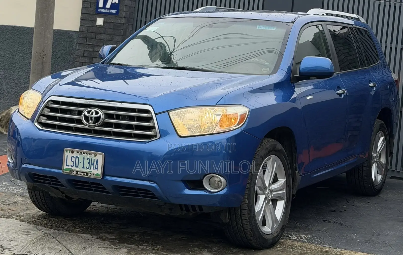 Toyota Highlander 2008 Blue