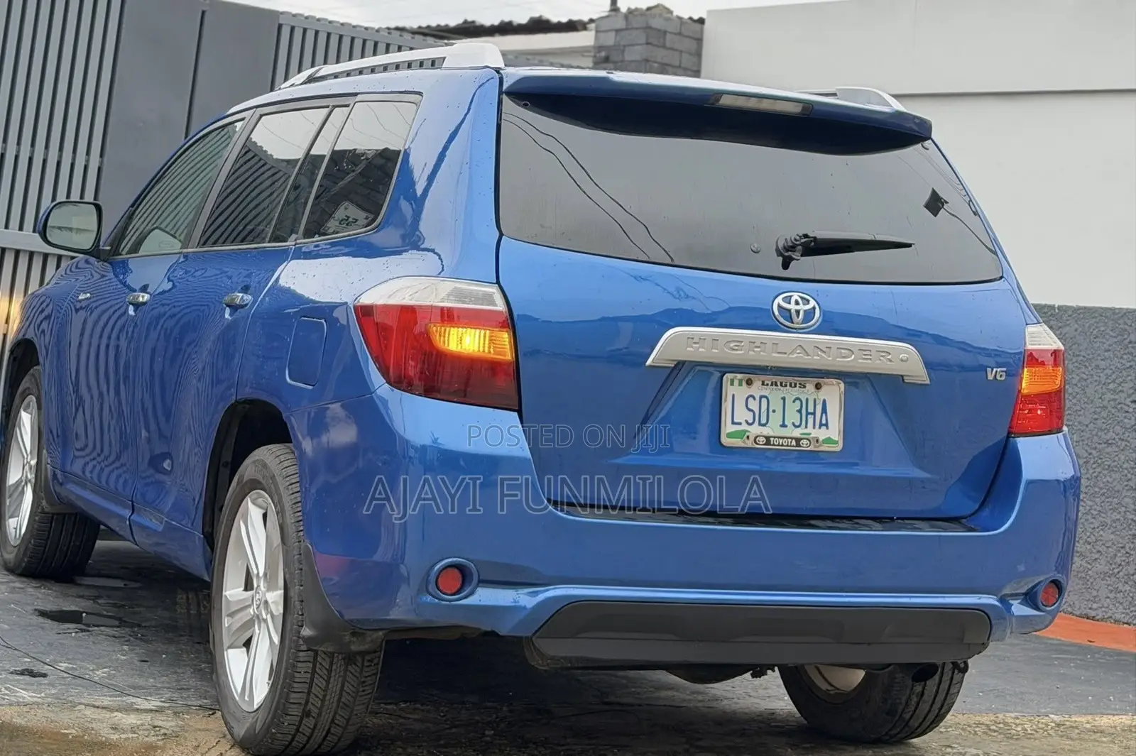 Toyota Highlander 2008 Blue