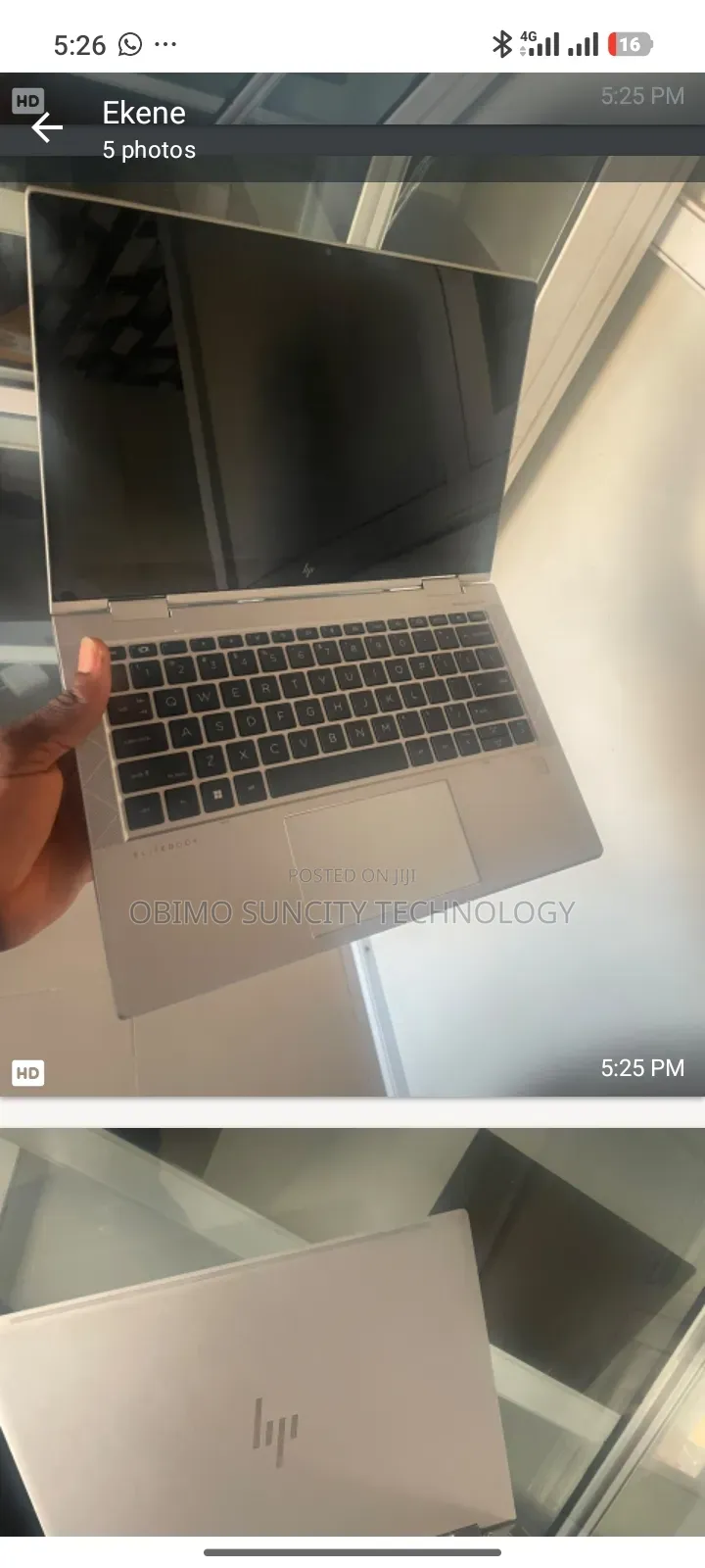 Laptop HP EliteBook x360 1030 G7 16GB Intel Core i5 SSD 512GB