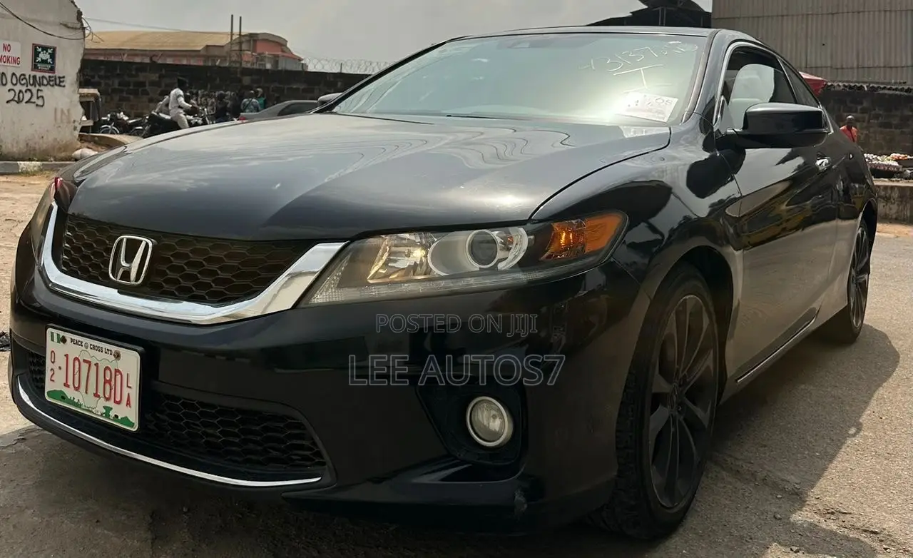 Honda Accord EX-L V-6 2dr Coupe w/Navigation (3.5L 6cyl 6A) 2014 Black