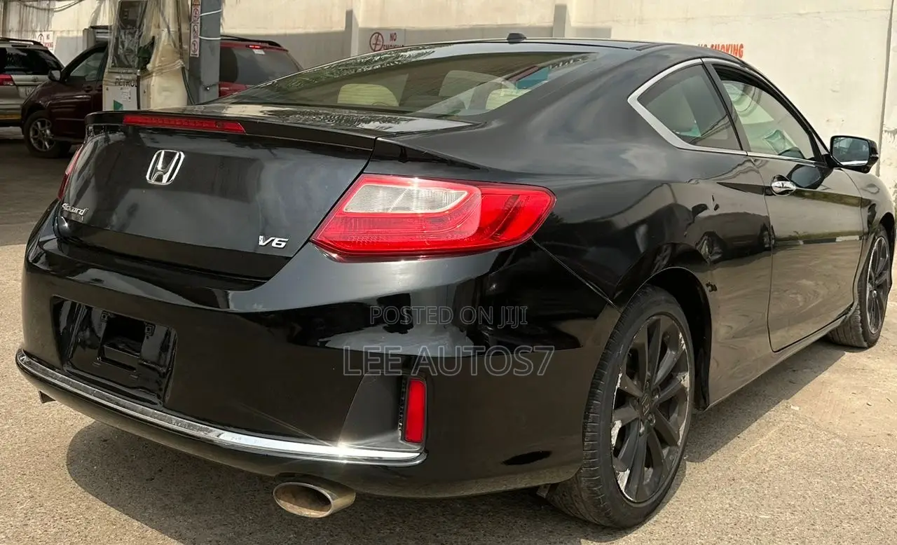 Honda Accord EX-L V-6 2dr Coupe w/Navigation (3.5L 6cyl 6A) 2014 Black