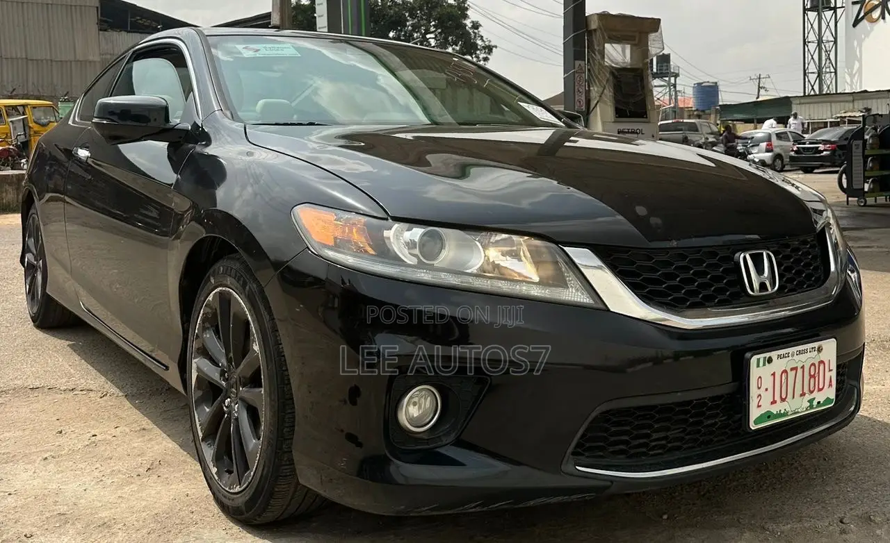 Honda Accord EX-L V-6 2dr Coupe w/Navigation (3.5L 6cyl 6A) 2014 Black
