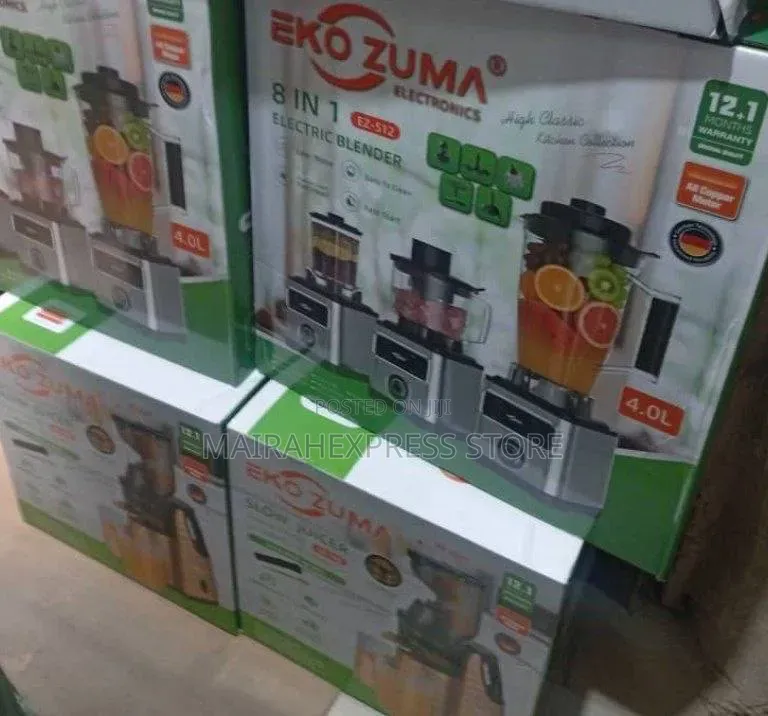 Eko Zuma 8-in-1 Electric Blender (Model EZ-512)