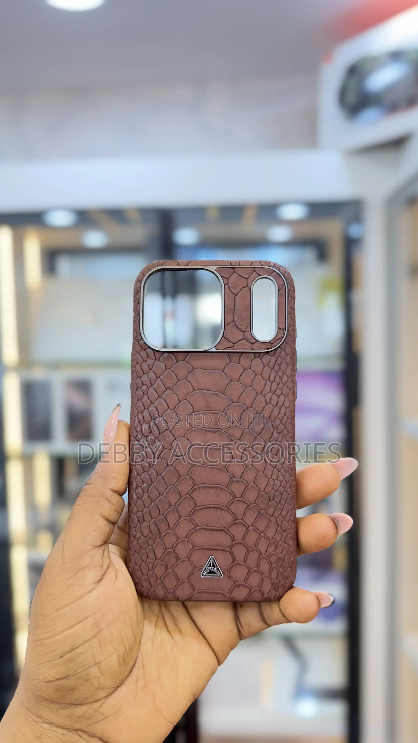 Snake Pattern Protective Phone Case /MagSafe Support
