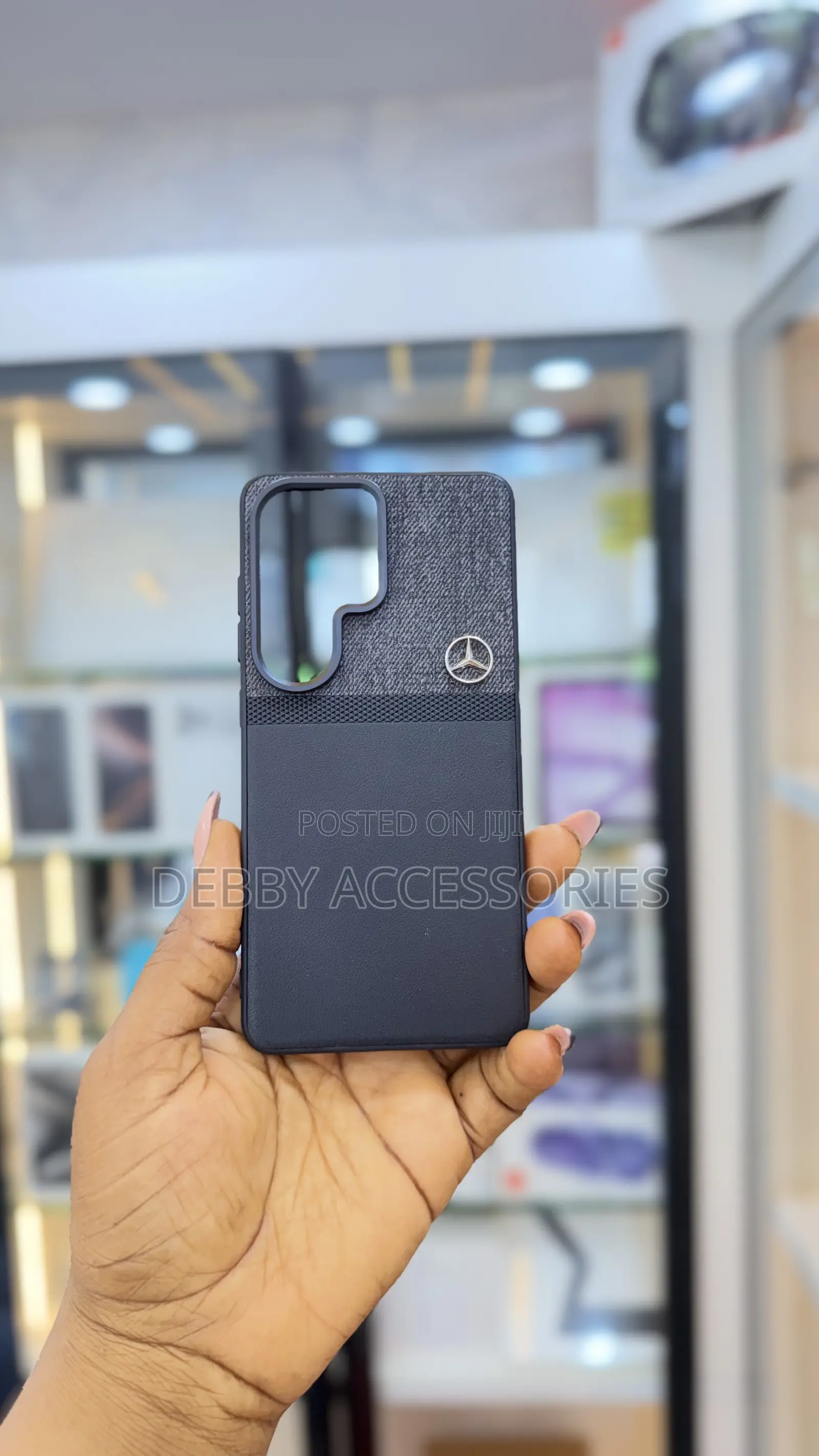 Mercedes-Inspired Eco-Leather Case for Samsung Galaxy S26 Ultra
