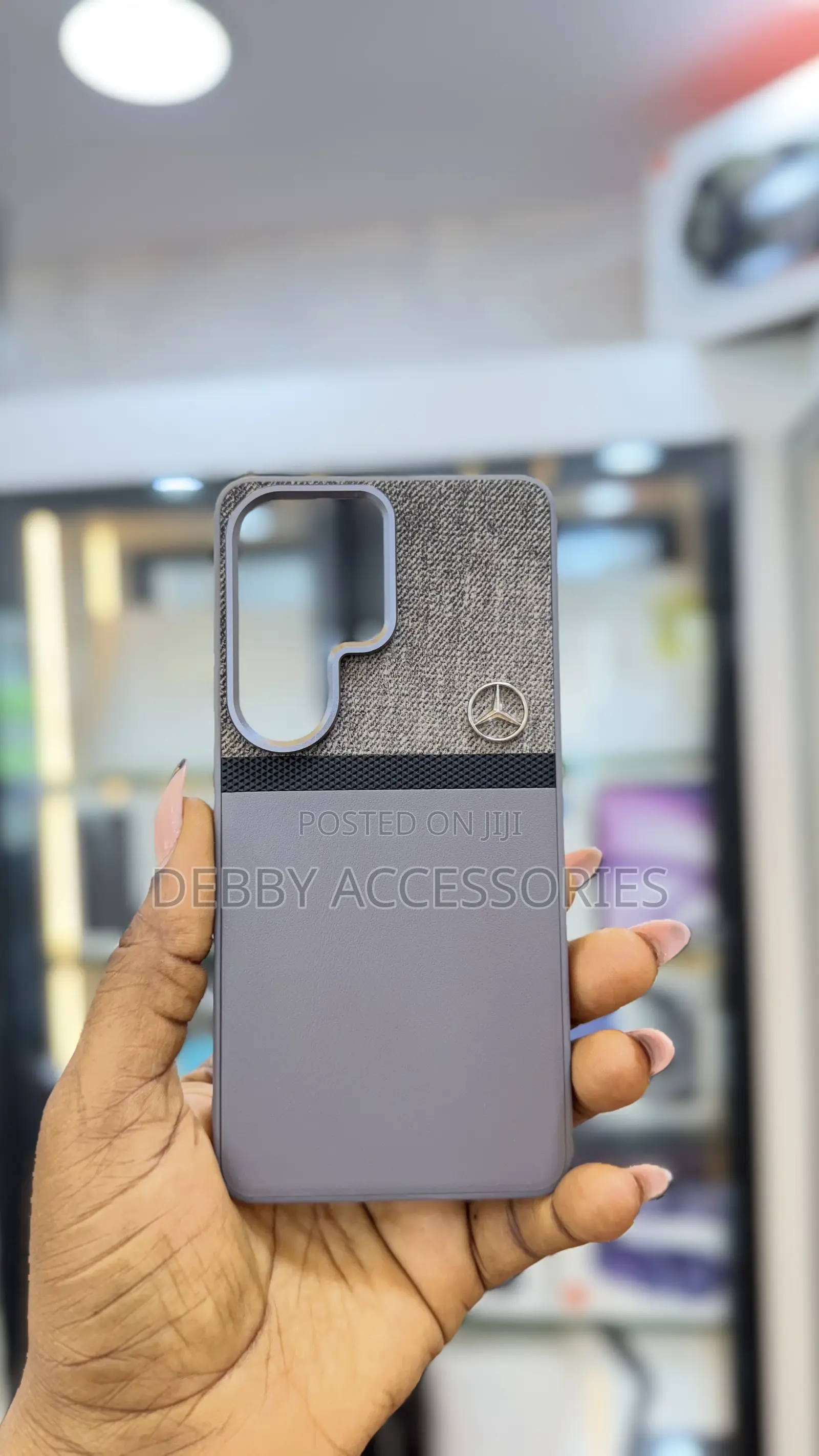 Mercedes-Inspired Eco-Leather Case for Samsung Galaxy S26 Ultra