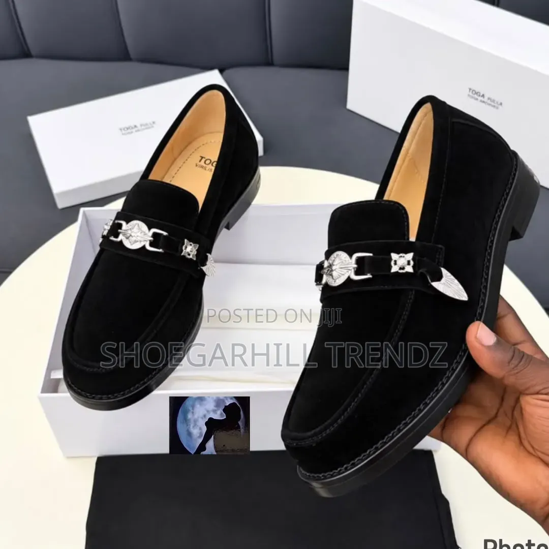 Premium Toga Virlis Suede Penny Loafers | Classic Luxury Style
