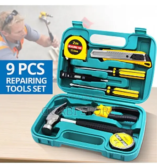9pcs Multipurpose Repairing Tools Set /Mini Tools Box Set