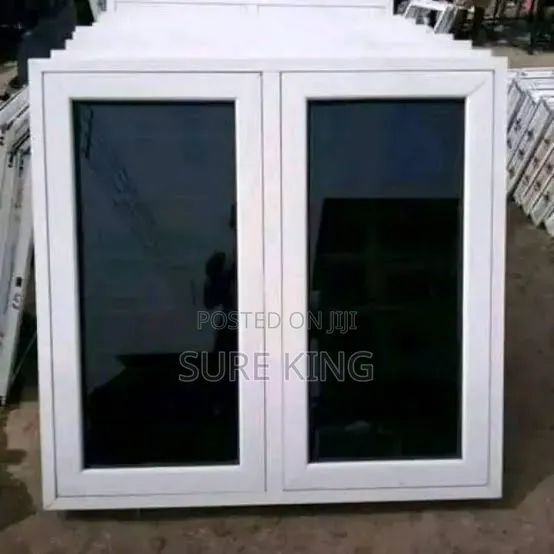 Aluminium Window With Dark Glass