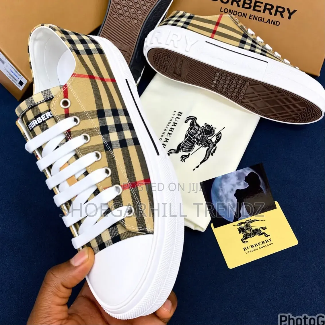 Burberry Tennis Sneakers| Premium Comfort Modern Style
