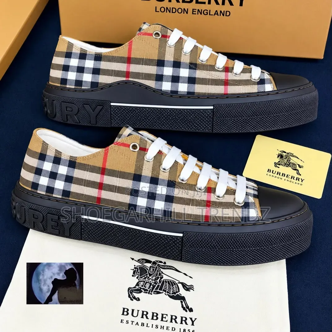 Burberry Tennis Sneakers| Premium Comfort Modern Style