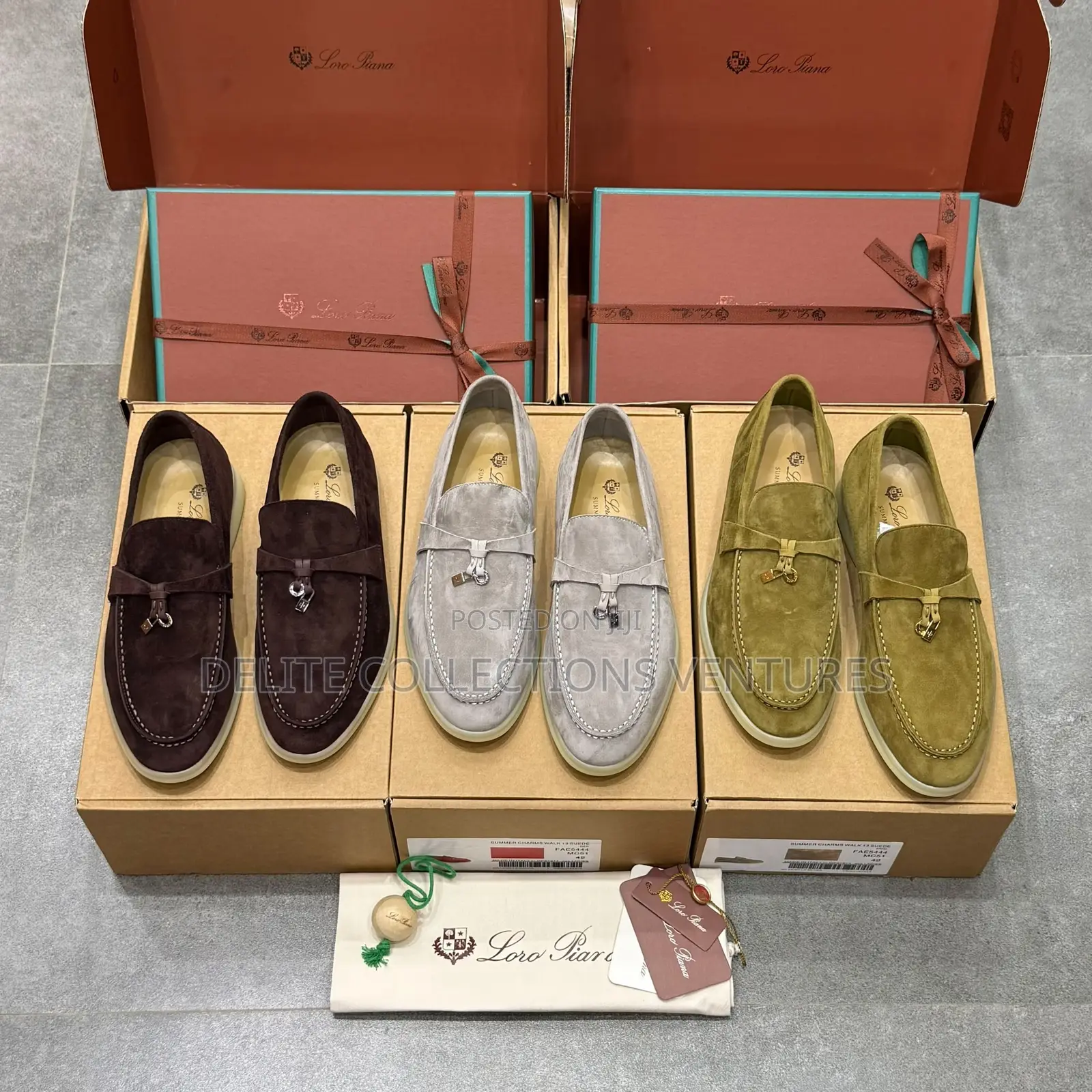 * *Loro Piana Summer Walk Surde Loafers* Sizes: *41 - 47*