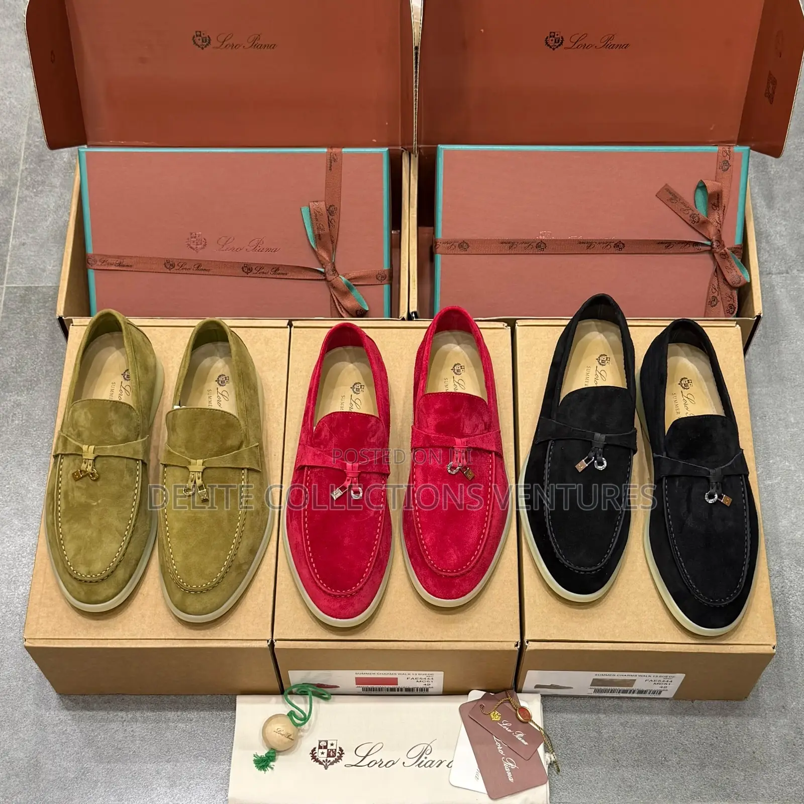 * *Loro Piana Summer Walk Surde Loafers* Sizes: *41 - 47*