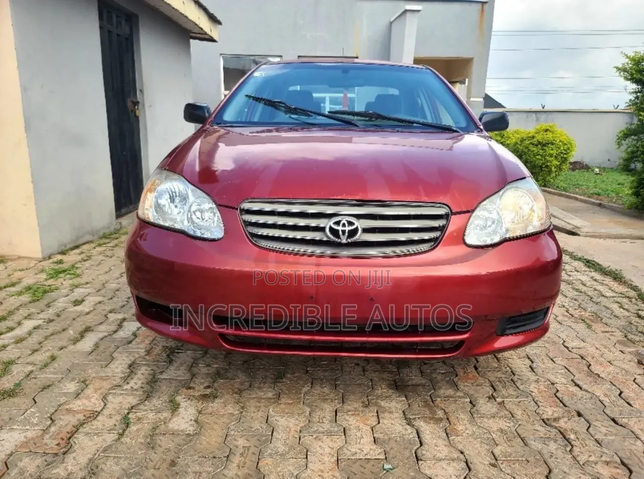 Toyota Corolla Sedan 2003 Red