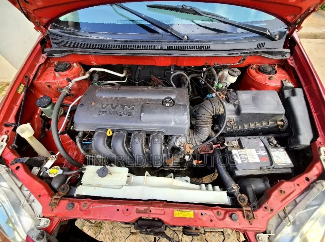 Toyota Corolla Sedan 2003 Red