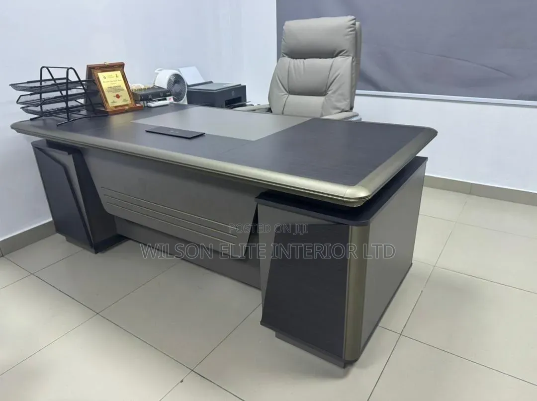 1.8 Meter Executive Office Table With Power Outlet on Table Top
