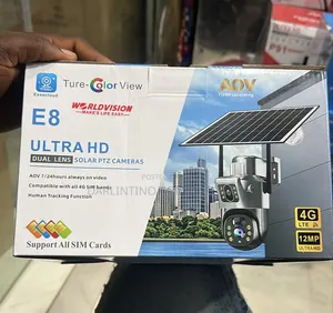 Ture-Color View E8 Ultra HD Dual Lens Solar PTZ Camera