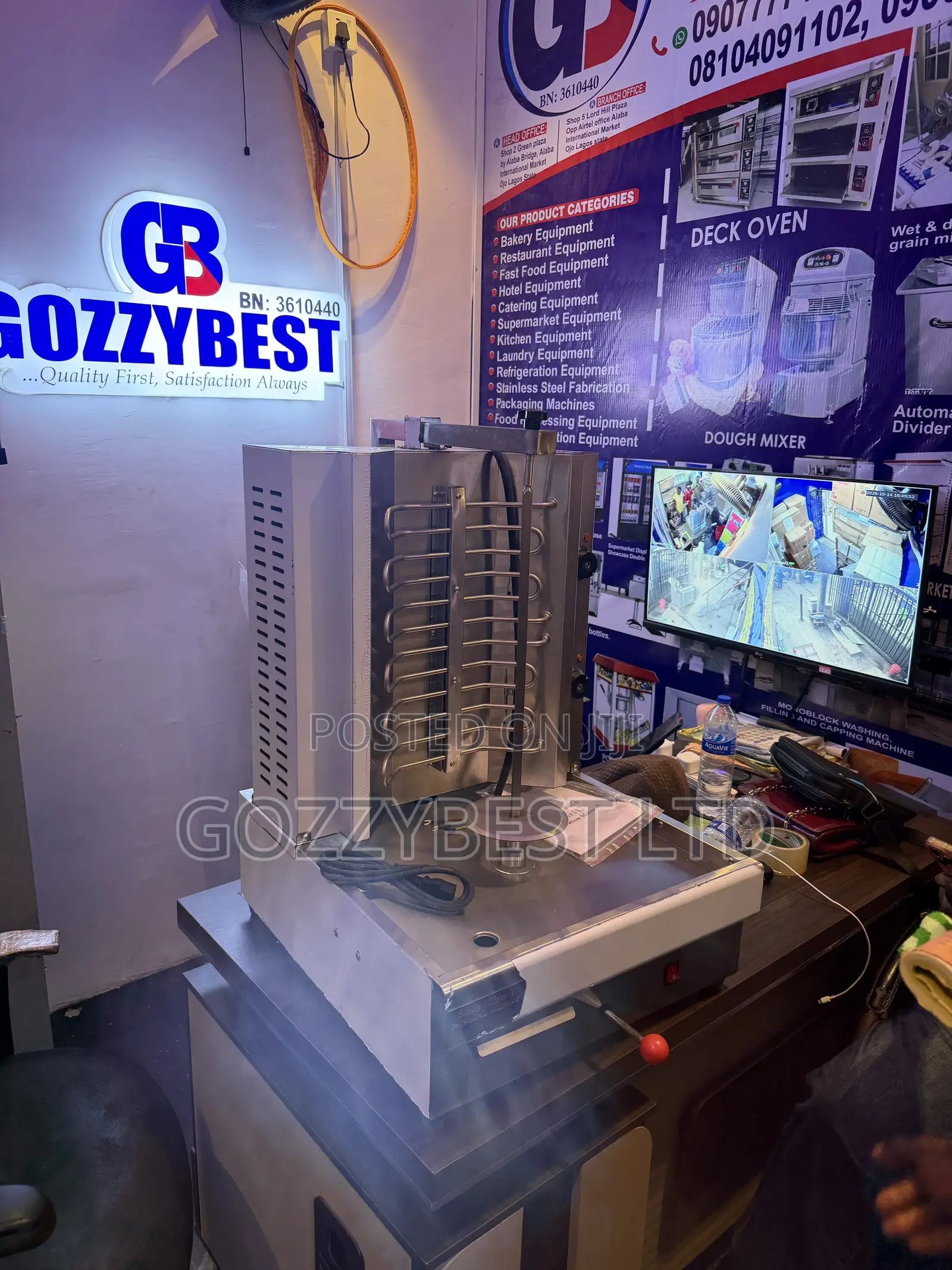 Electric Shawama Machine Double Burner