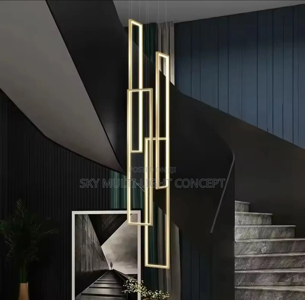 Nordic Creativity Modern Simplicity Light Staircase Light