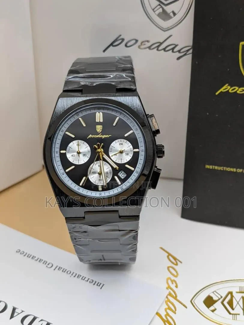Poedagar Wrist Watch Chronograph