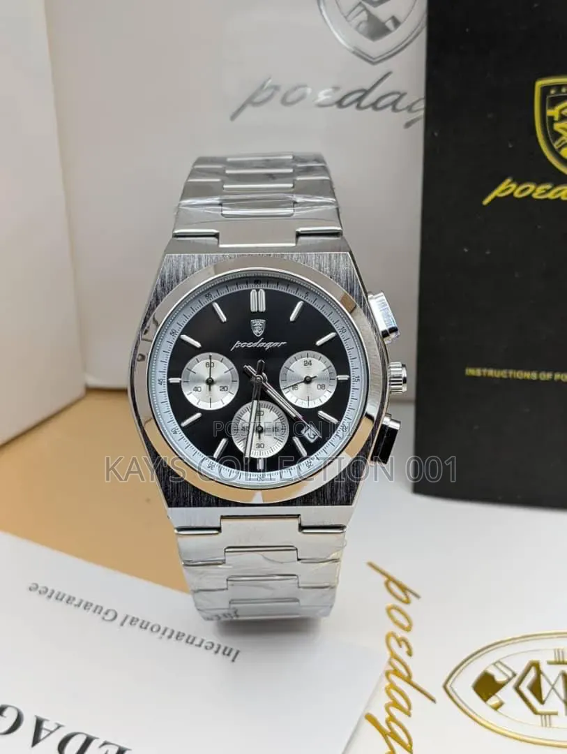 Poedagar Wrist Watch Chronograph