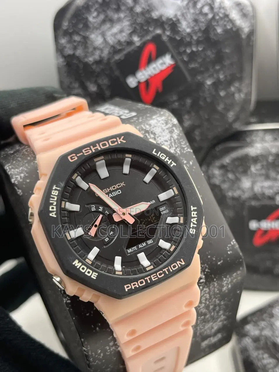 G Shock Wrist Watch Round Face