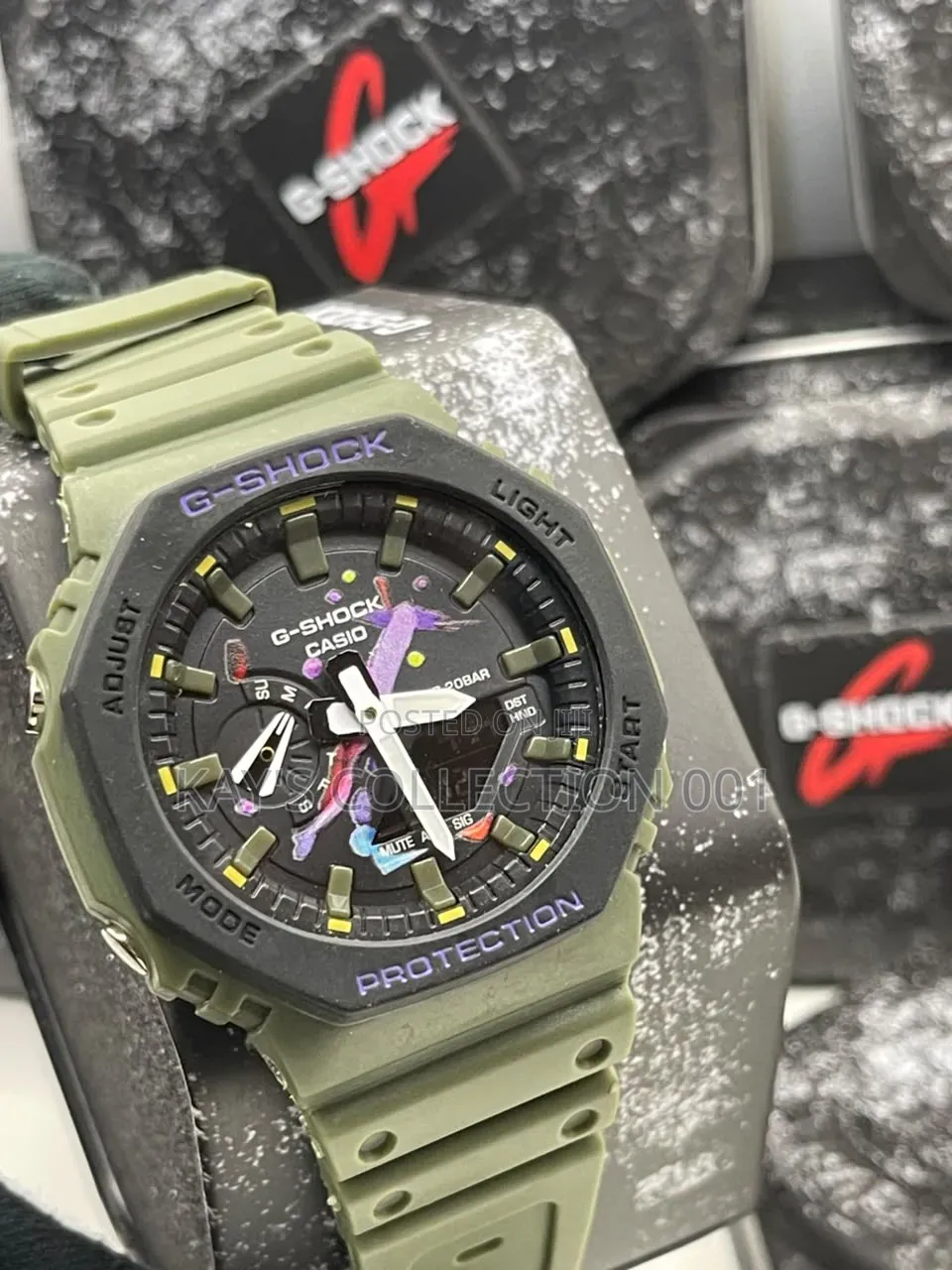 G Shock Wrist Watch Round Face