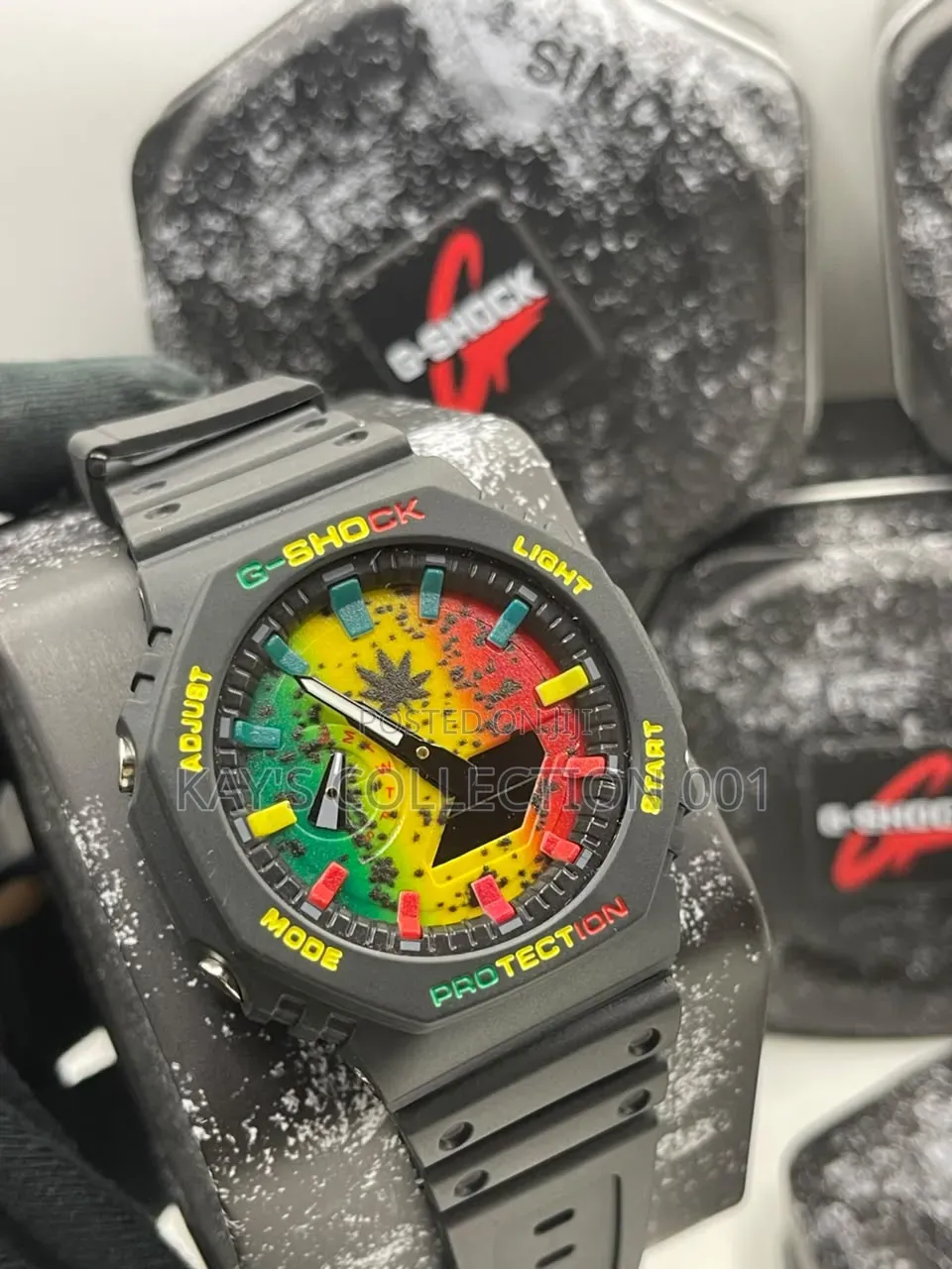 G Shock Wrist Watch Round Face