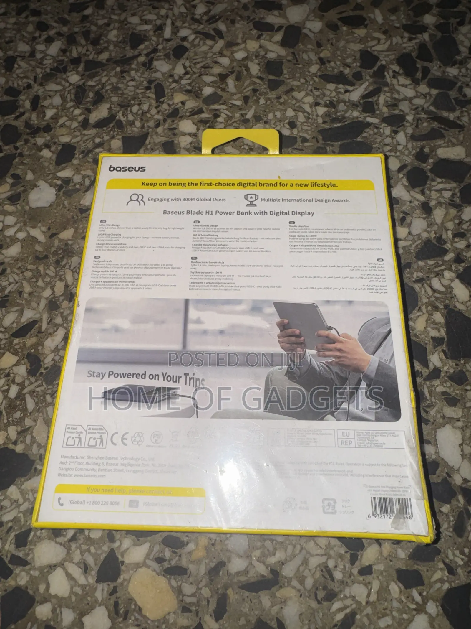 Baseus Blade H1 20000mAh 100W Fast Charging Power Bank