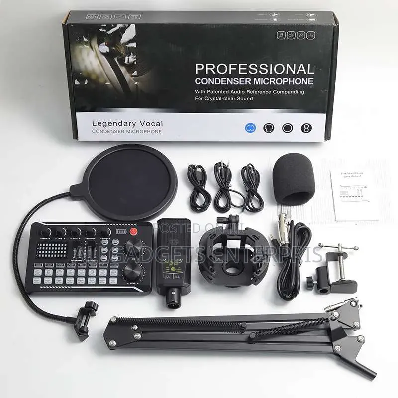 X50 Live Sound Card With Complete Microphone