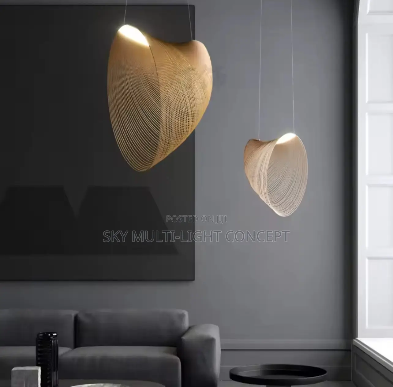 Nordic Postmodern Designer Wooden Bird's Nest Pendant