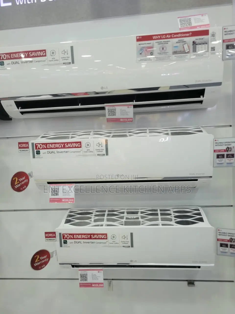 LG Dual Inverter Gencool 1HP AC Air Conditioner